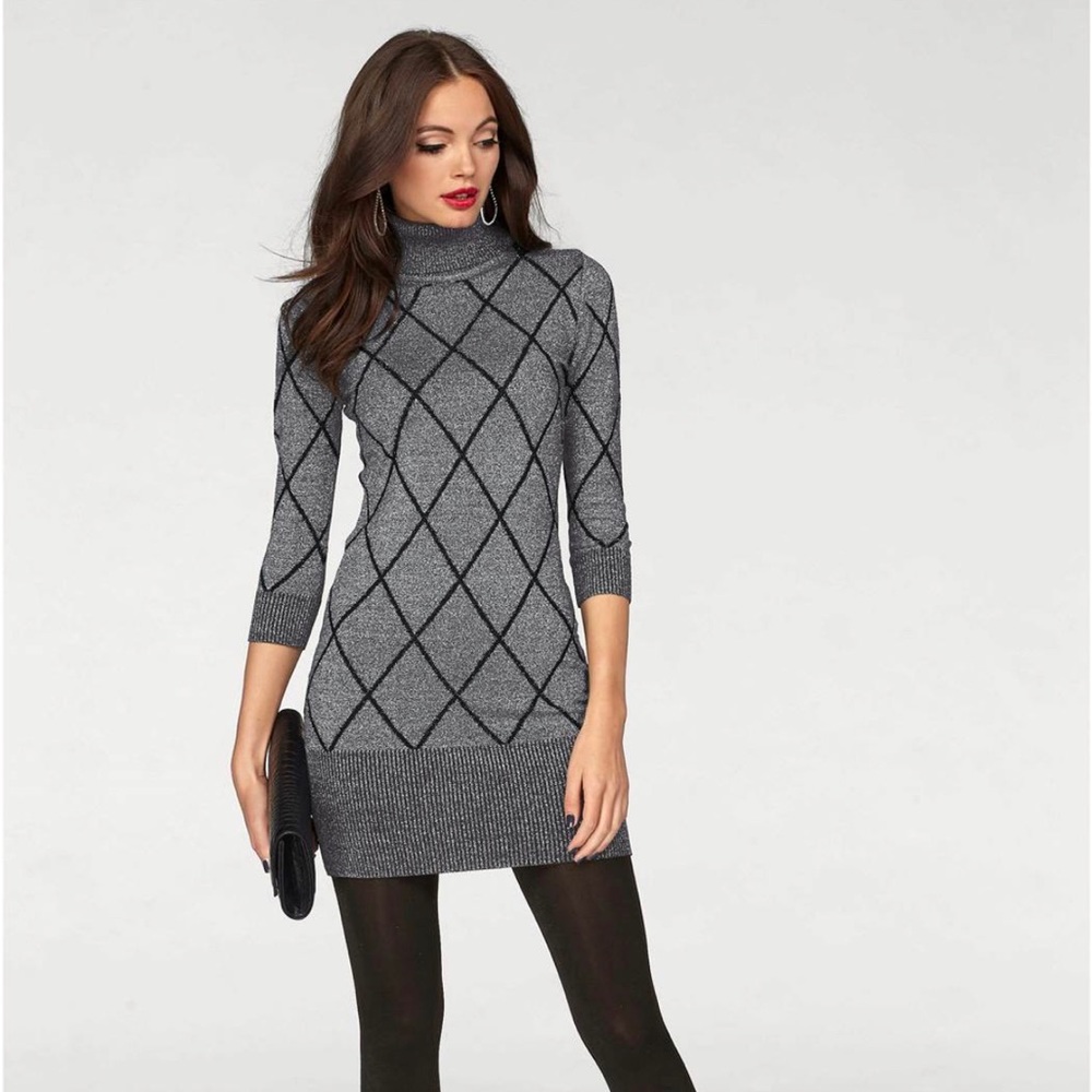 Venus turtle neck sparkle dress, size small